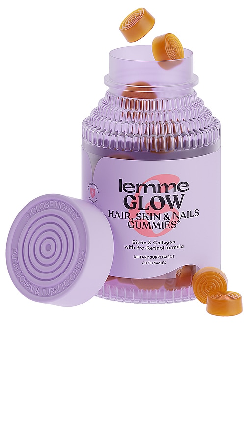 Lemme Glow, Hair, Skin & Nails Gummies In N,a