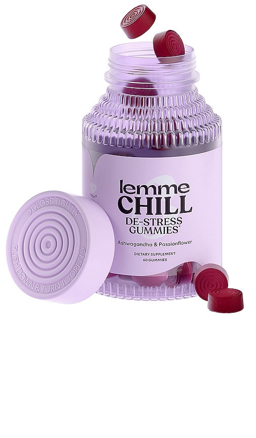 Product image of Lemme Chill, De-Stress Ashwagandha Gummies. Click to view full details