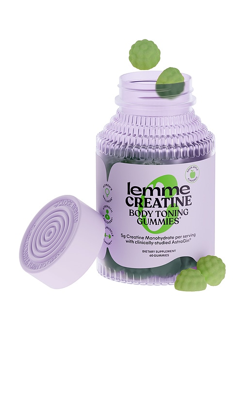 Lemme Creatine Body Toning Gummies in Sour Apple.