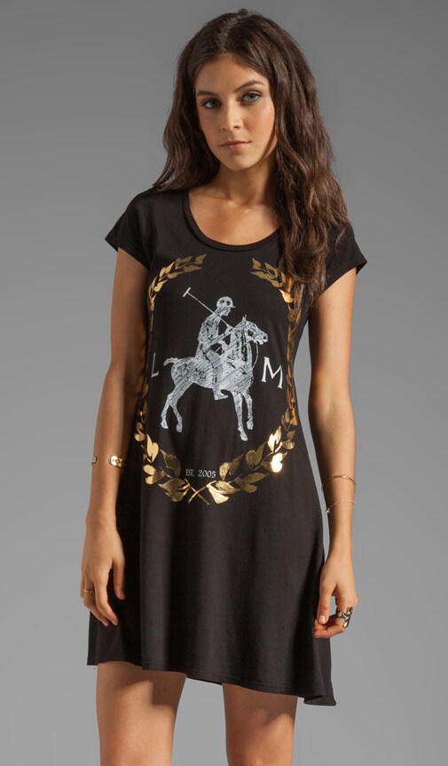 Abby Foil Crest Tee Shirt Dress