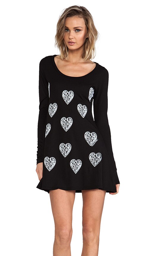 Mini Gem Hearts Shirt Dress