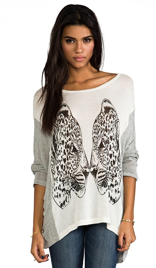 Nina Large Mirror Leopards Sweater