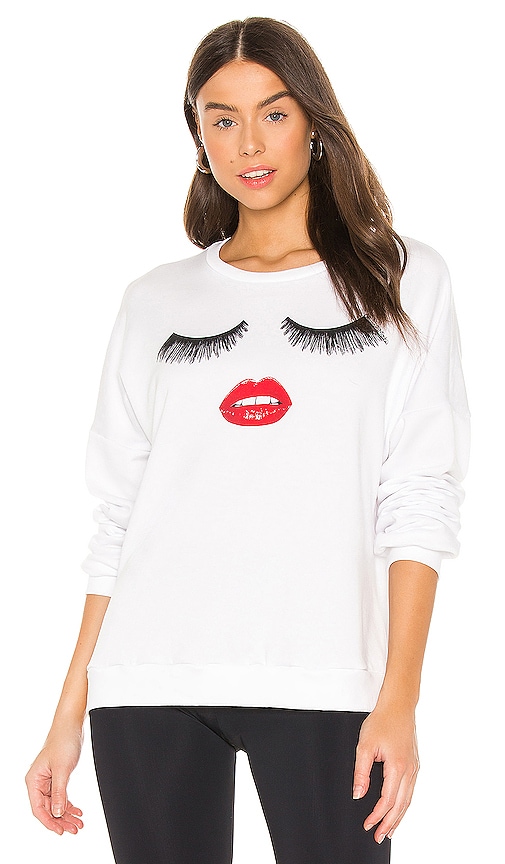 Lauren Moshi SUDADERA SIERRA en White REVOLVE