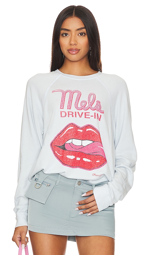 Lauren Moshi Anela Mels Drive-in In Baby Blue