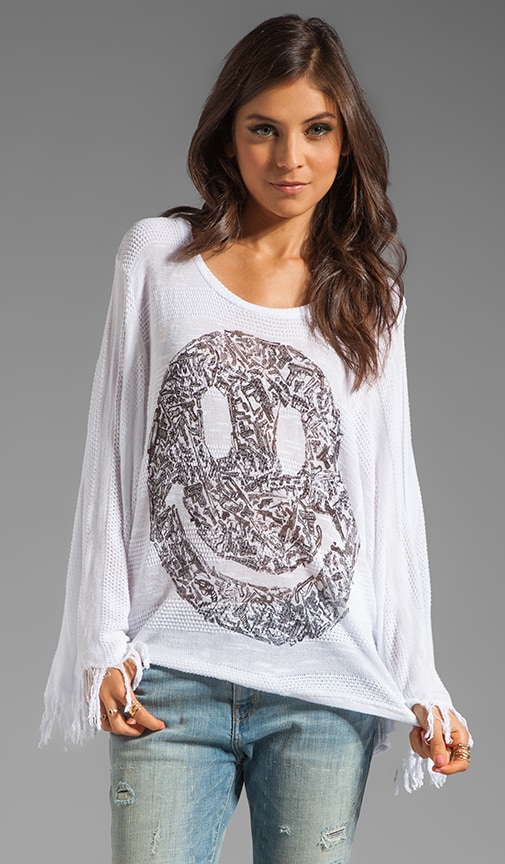 Kimbra Gun Happy Face Sweater