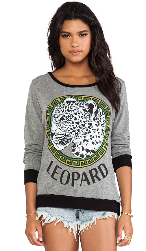 Raina Color Leopard Medallion Sweater