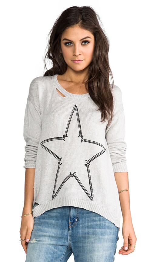 Jewel Nail Star Sweater