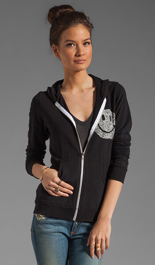 Candy Gun Happy Face Zip Hoodie