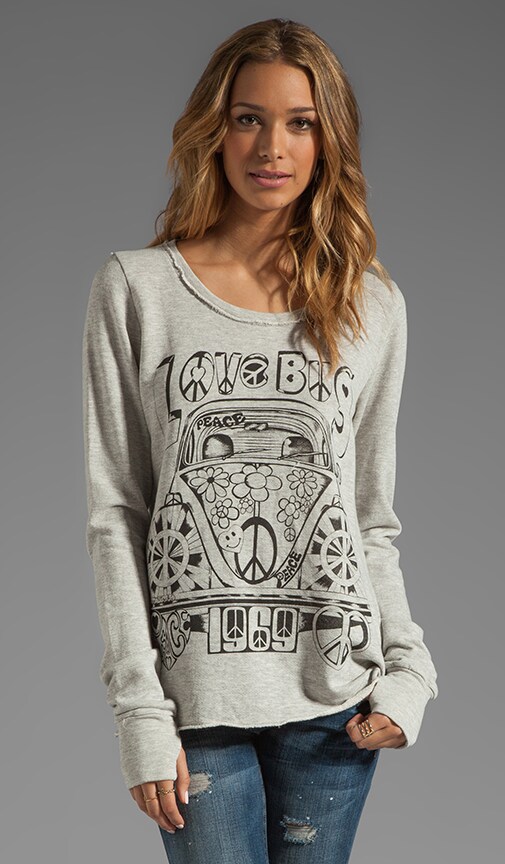 Kallie Love Bug Thumb Hole Sweatshirt