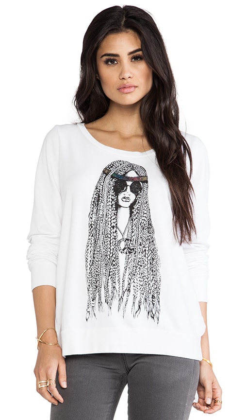 Jet Foil Hippie Pullover Sweatshirt