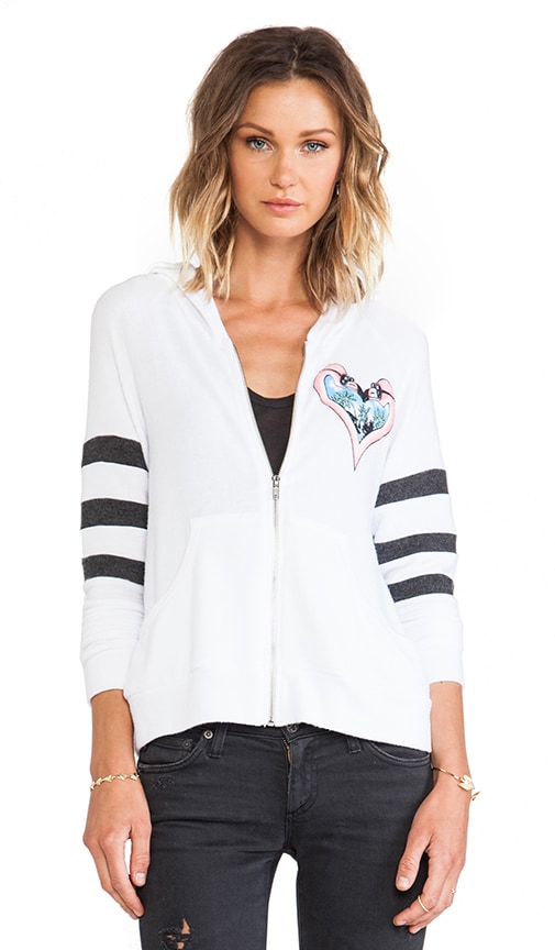 Lena Flamingo Heart Hoodie