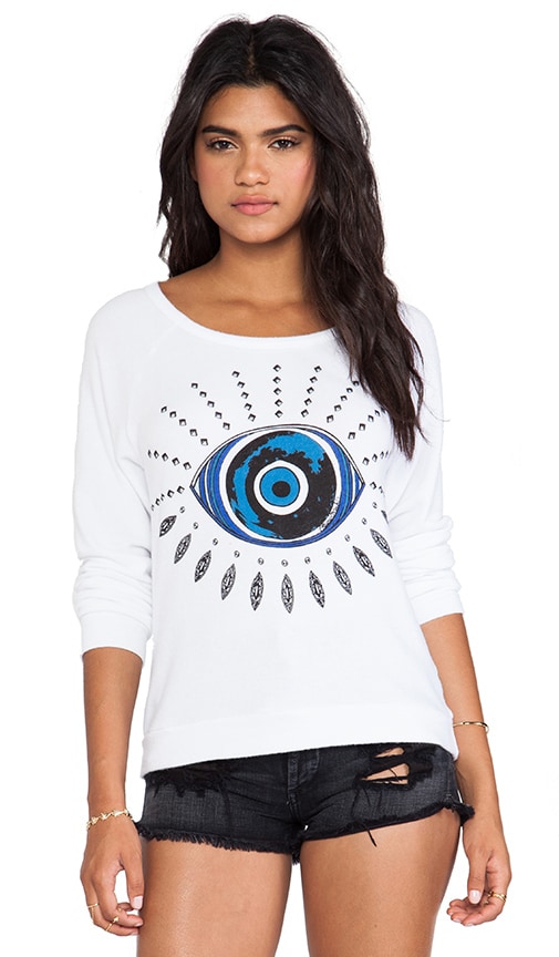 Brenna Evil Eye Long Sleeve Pullover