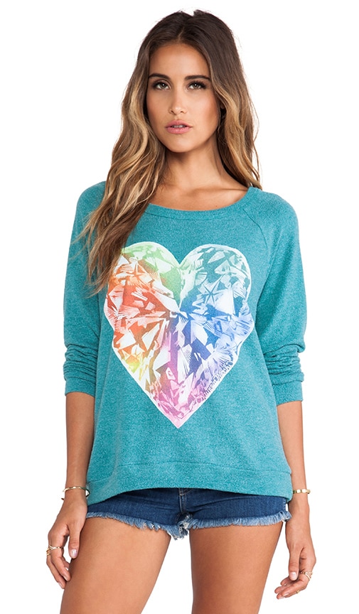 Brenna Bright Diamond Heart Pullover