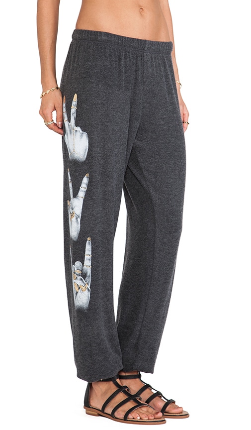 Tanzy Foil 3 Hand Signs Pant