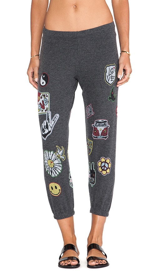 Alana Patches Crop Sweatpant