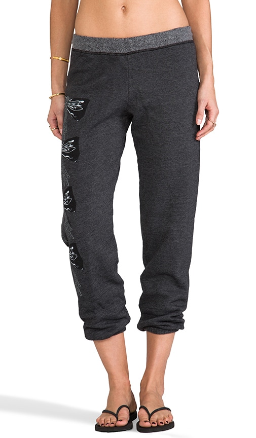 Gia Color Chain Bow Leg Sweatpants