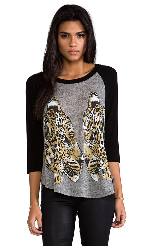 Drew Large Color Mirror Leopard