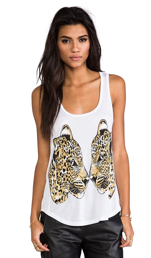 Bessy Color Mirror Leopard Tank