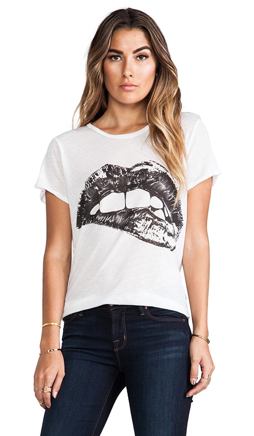 Edda Vintage Biting Lip Tee