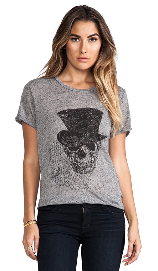 Edda Vintage Skull Tophat Tee