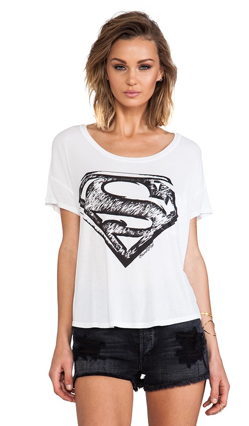 Pam Superman Scoop Tee