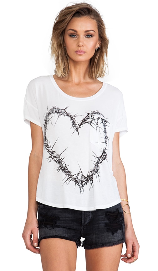 Pam Thorn Heart Scoop Tee