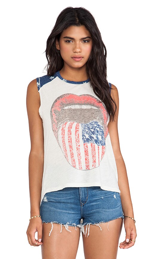 Riley Color Flag Tongue Tank