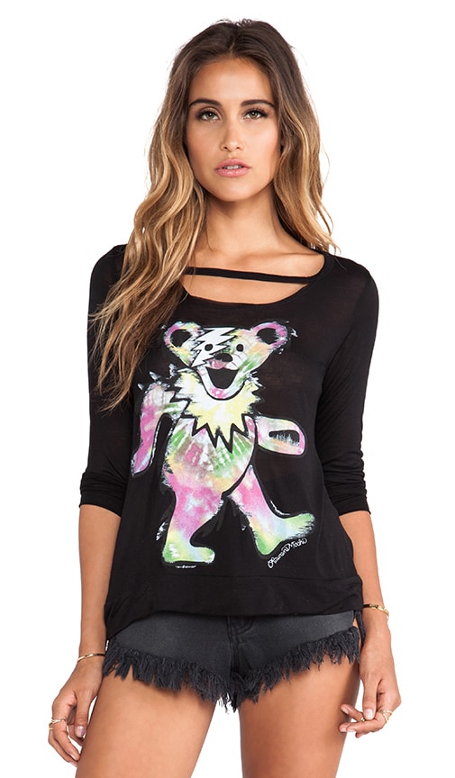 Logan Tie Dye Bear Top