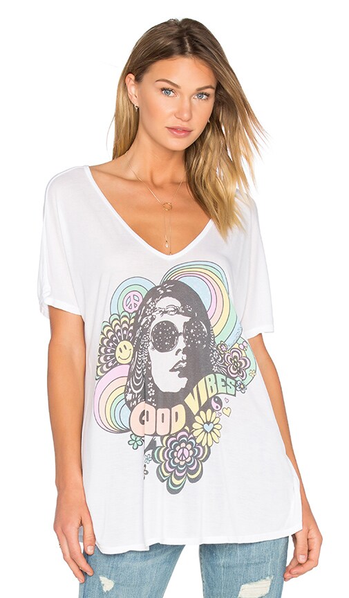 Trista Oversized V-Neck Tee