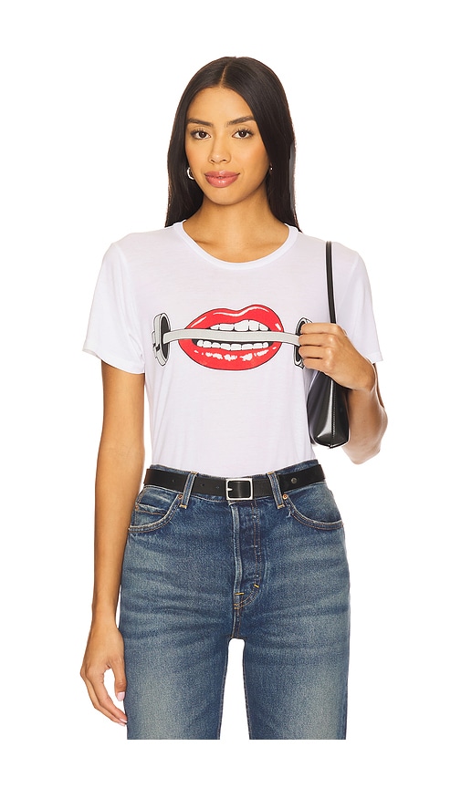 Moshi Boyfriend Tee in White. - size XS (also in L, M, S, XL)