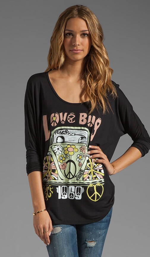 Ruby Color Love Bug Oversized Tee