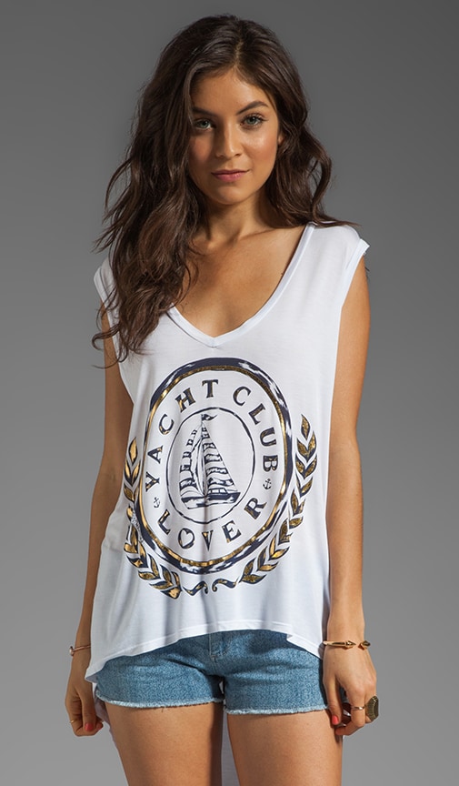 Dana Foil Yacht Club Sleeveless V Neck