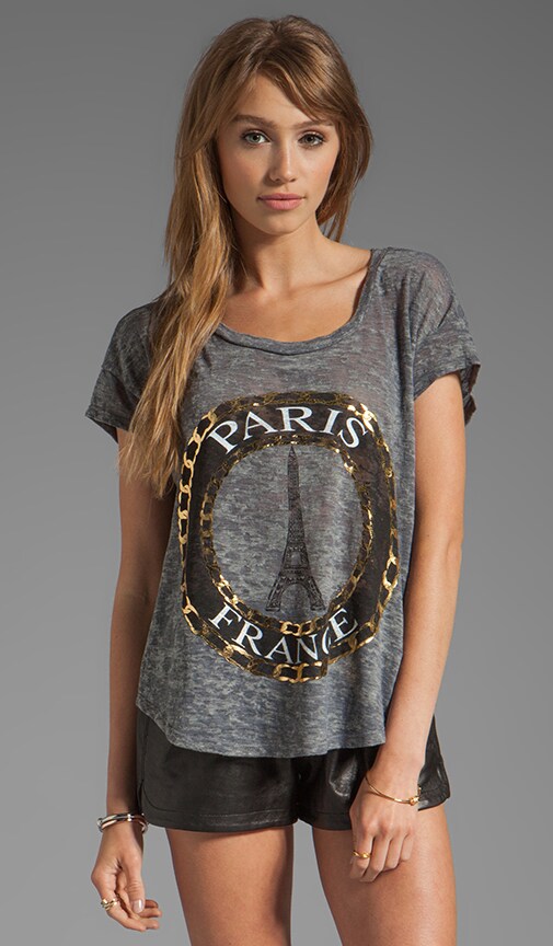 Audrey Foil Paris Scoop Tee