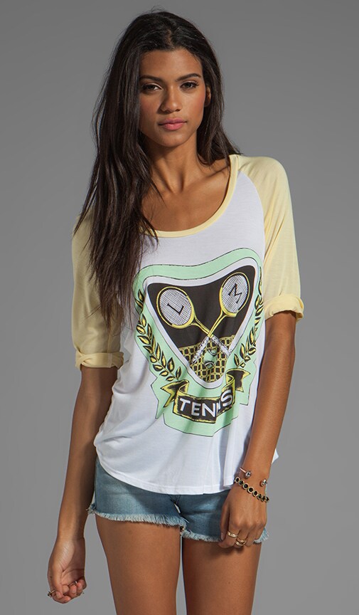 Frankie Green Color Tennis Baseball Tee