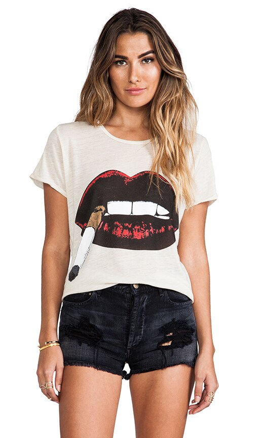 Edda Color Cig Lip Vintage Tee