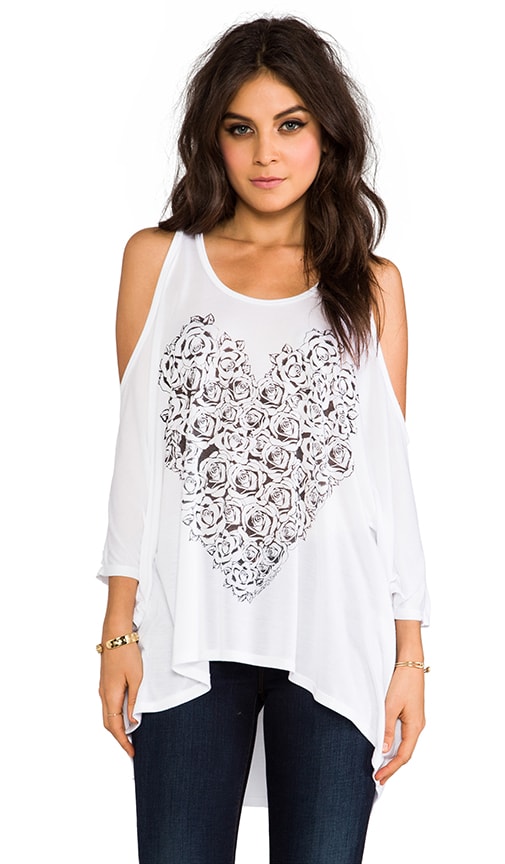 Macy Rose Heart Overized Open Shoulder