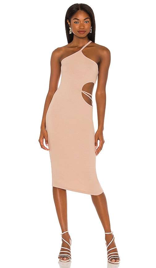 lna cut out dress Black LNA cutout dress