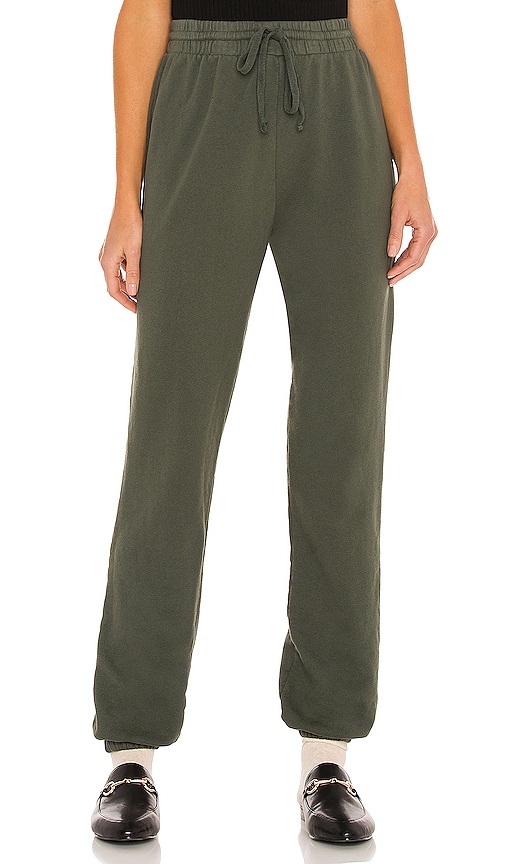 LNA Terry Sweatpant in Climbing Ivy REVOLVE