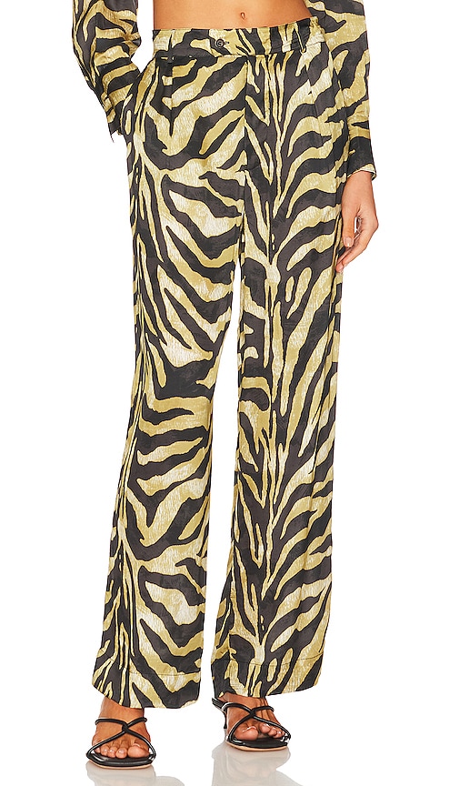 LNA Silky Wide Leg Pant in Yellow