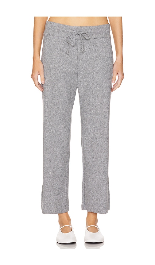 Lna Kismet Cotton Rib Pant In Grey