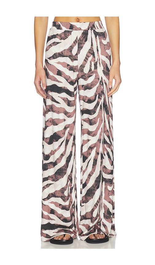 LNA Safari Rib Base Pant en Mauve,Neutral. Taille XS. Also en S, M, L, XL.