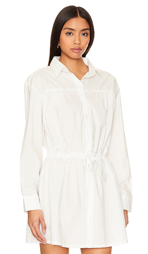Shop Lna Aurora Button Up Tunic In White