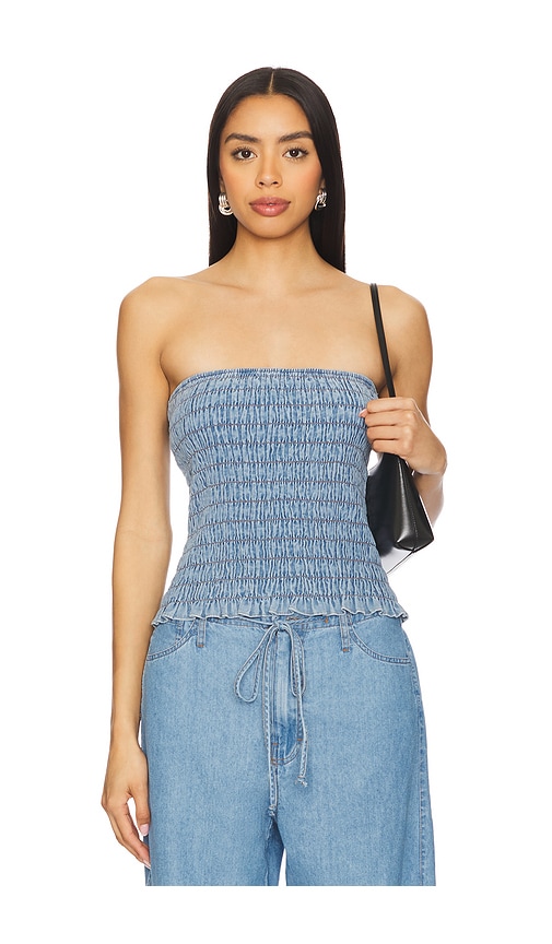 Gigi Tube Top in Blue. - size XS (also in L, M, S)
