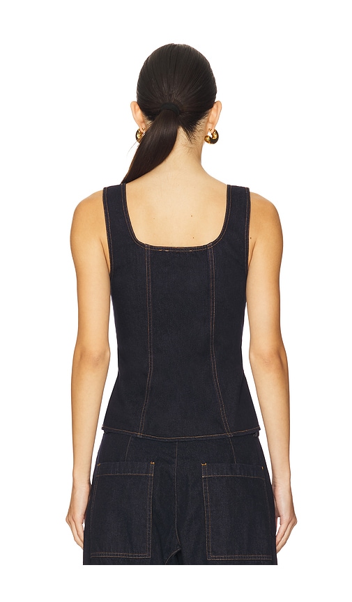  Lna Tanktop Mit Reissverschluss Gili In Blue. Größe S. Also In Xs. 