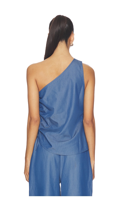 Lna Top Mit Asymmetrischer Schulter Neela In Blue. Größe S. Also In Xs, M. 
