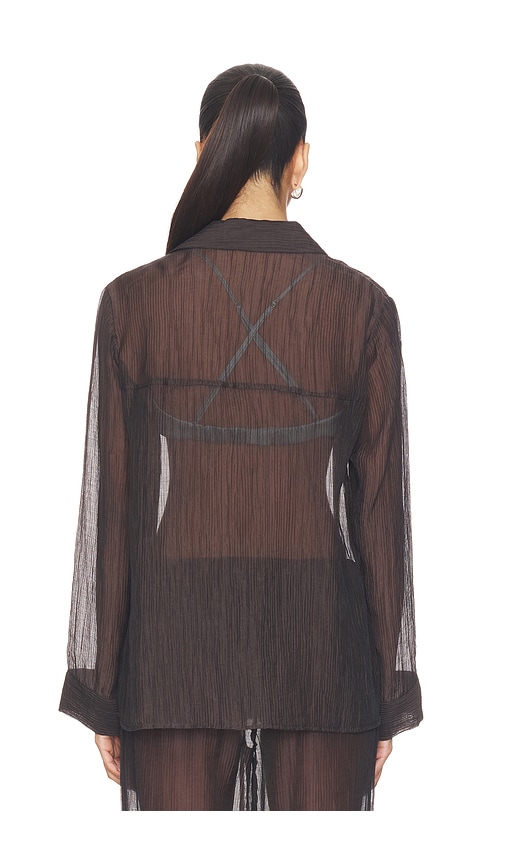 LNA Sylvee Sheer Button Up | Thumbnail 4