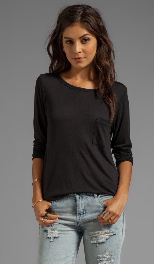 Classic Long Sleeve Pocket Tee