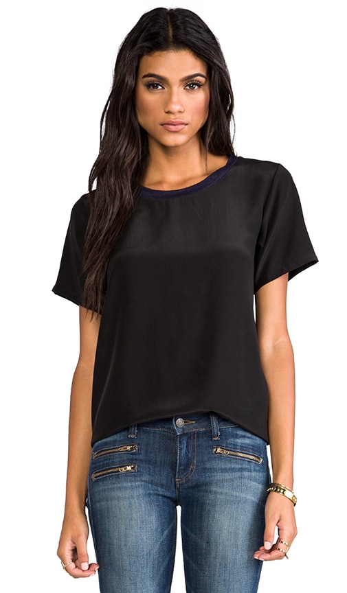 Relayed Silk Tee