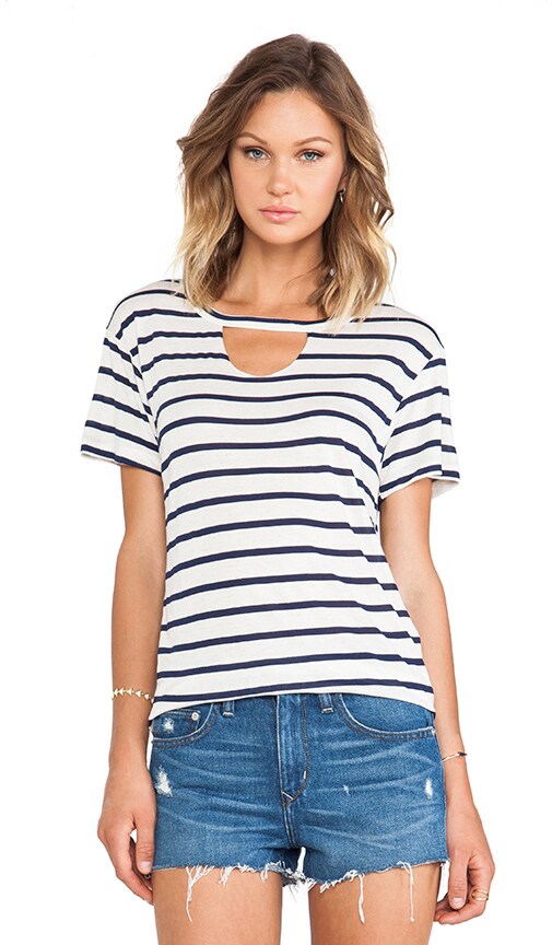 Striped Mosshart Tee