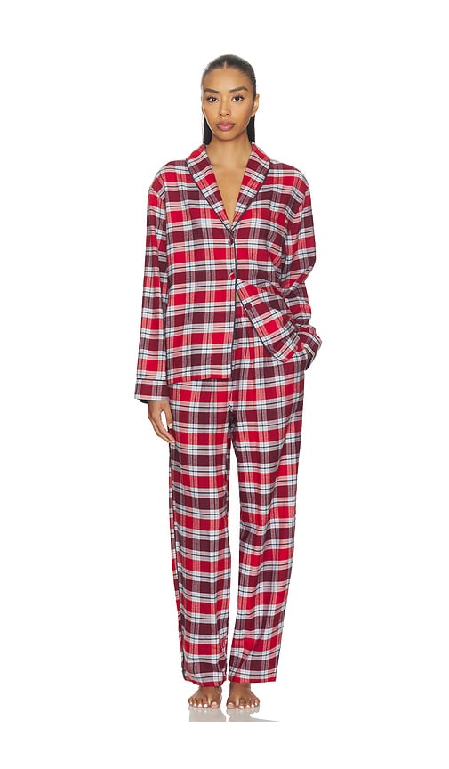 LUNYA Brushed Flannel Pant Set